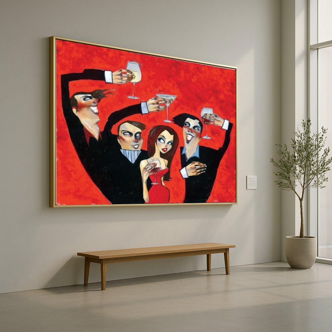 Elegant Party Cheers - Vintage Style Celebration Poster