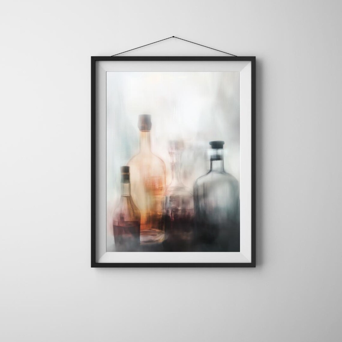 Muted Still Life Bottles, Dreamy Minimalist Art Print - Image 5
