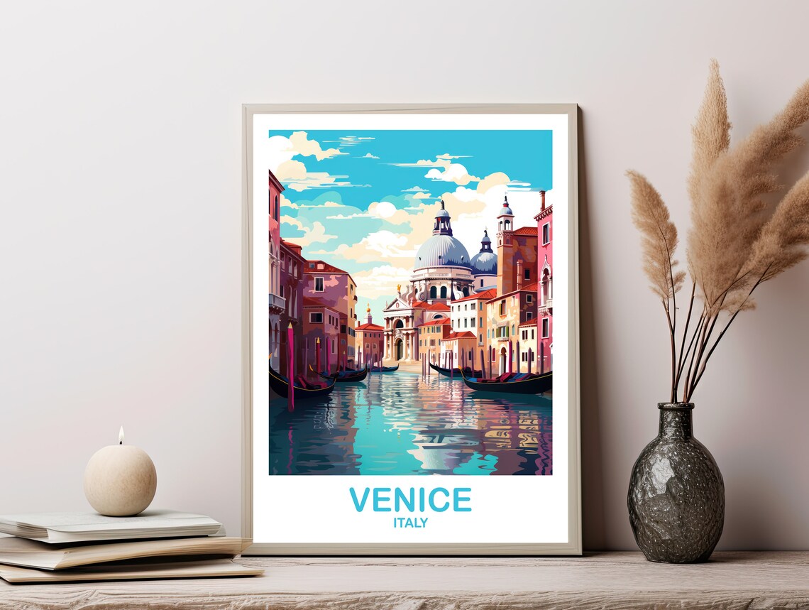 Venice Travel Wall Art Venice Wall Art Venice Italy Poster Italy Wall Art Travel Wall Art Travel Poster Dt2euitve1 - Image 2