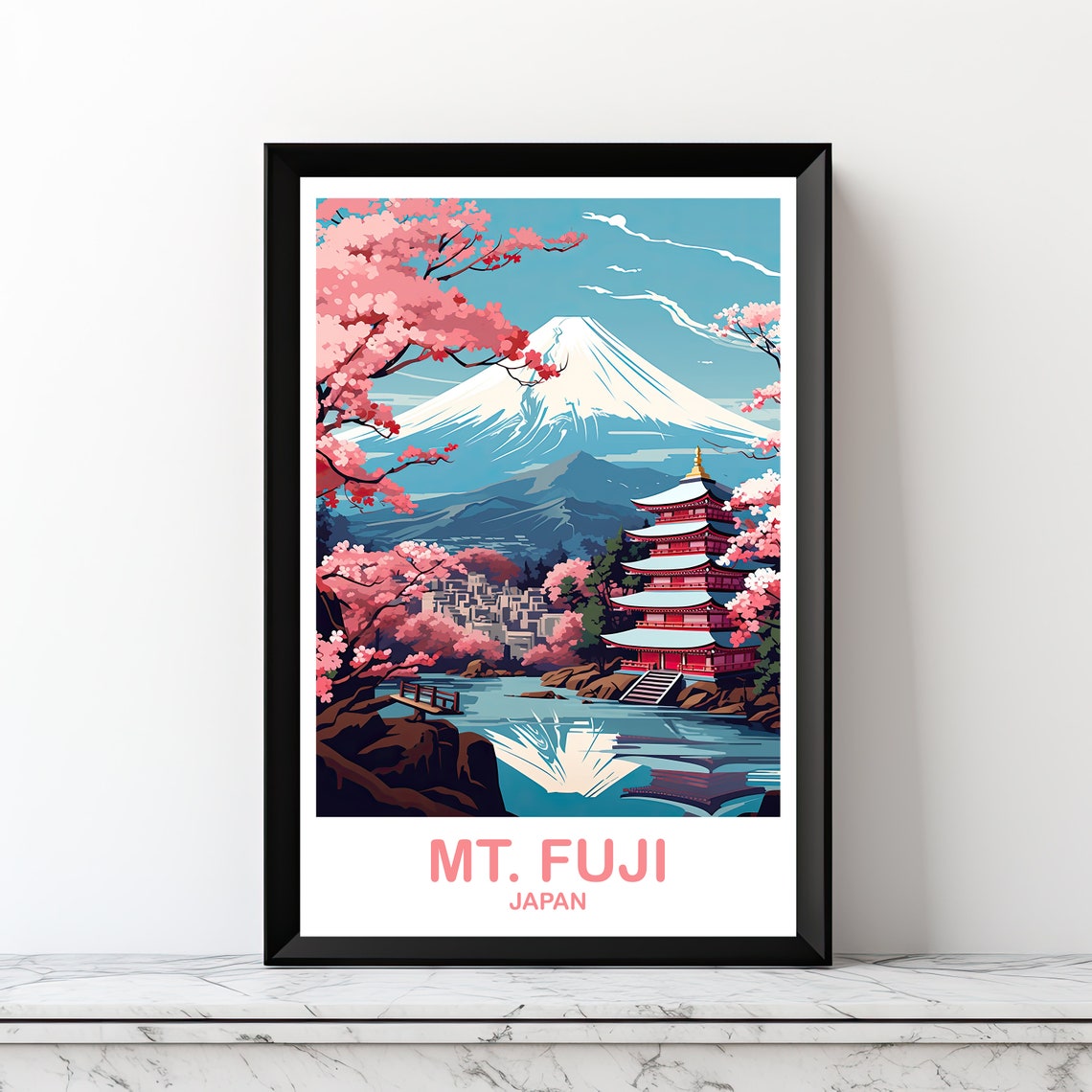 Mtfuji Travel Art Japan Wall Art Travel Wall Art Landscape Travel Wall Art Japan Travel Dt2asjaho3