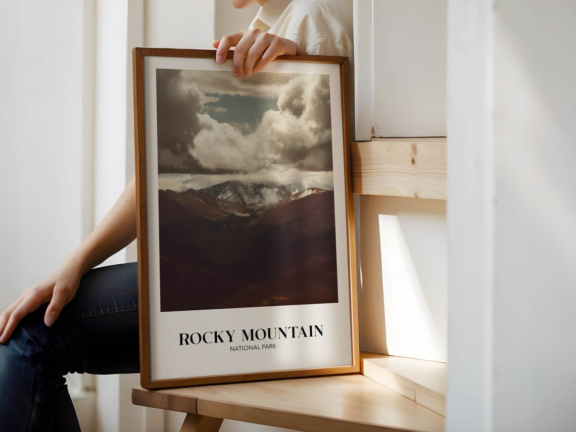 Celestial Rocky Mountain National Park Travel Poster