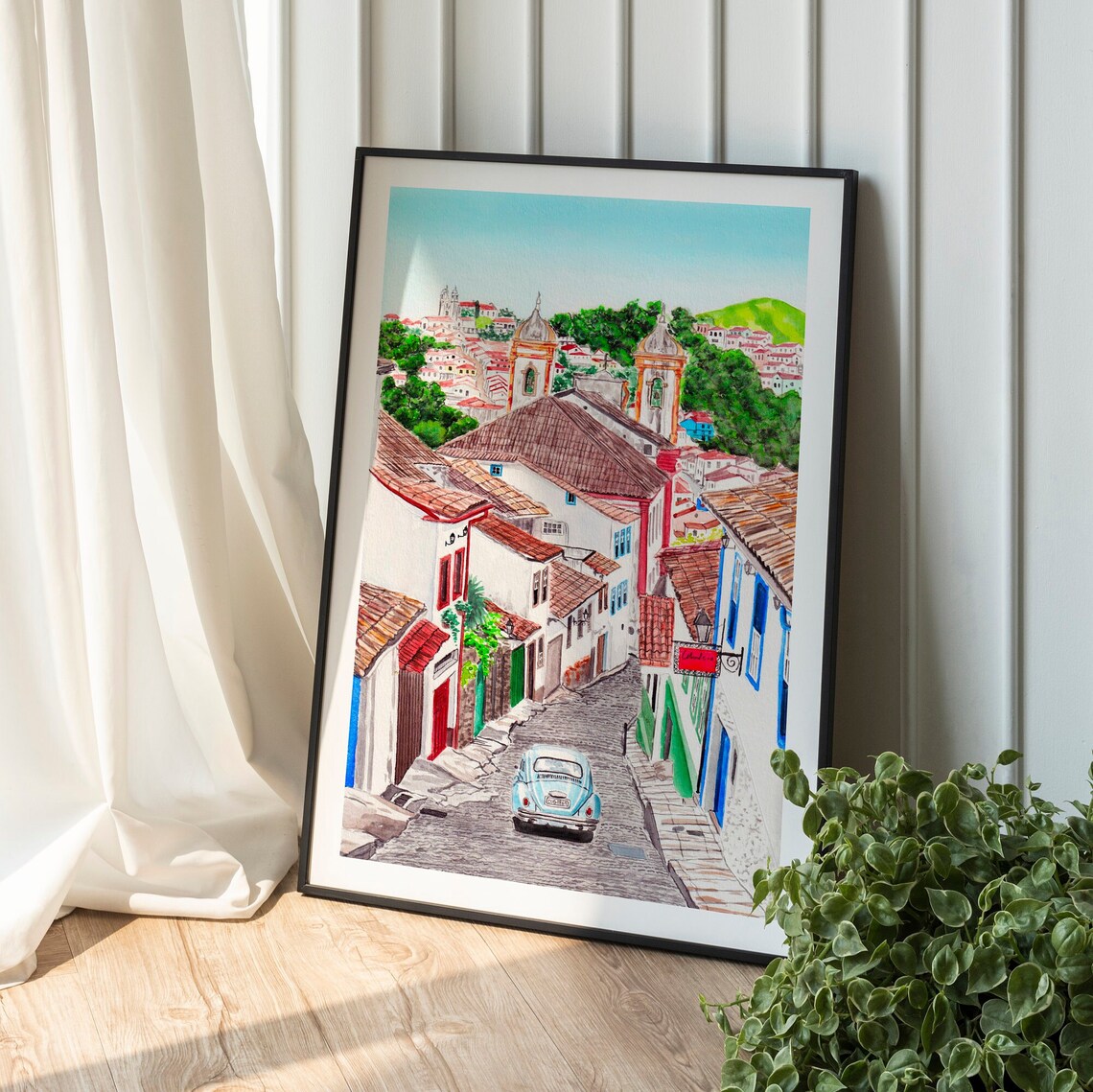 Ouro Preto, Minas Gerais Brazil Travel Poster - Image 2