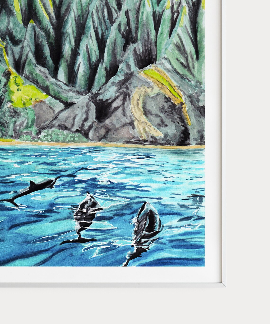 Na Pali Coast Kauai Hawaii Travel Poster - Image 3