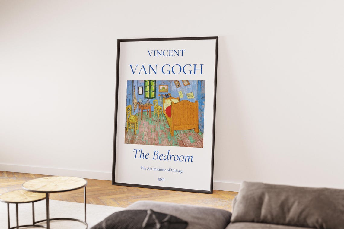 Van Gogh Art Print The Bedroom Van Gogh Exhibition Poster Van Gogh Paintings Modern Home Decor Famous Artist Posters - Image 4