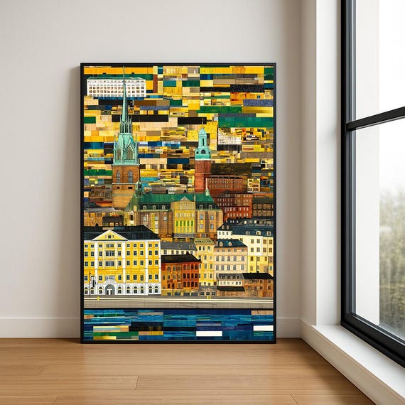 High Resolution Landmark Oil Painting