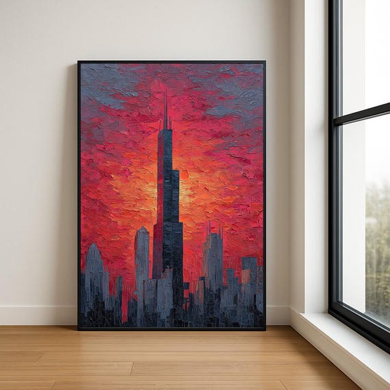 High Resolution Landmark Oil Painting