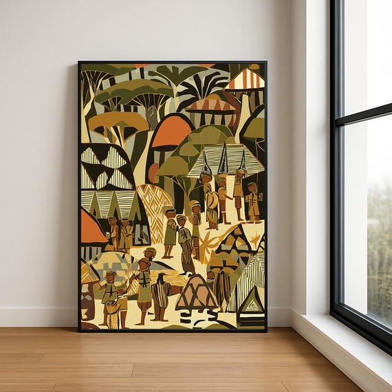 High Resolution African Arab Tribe Wall Art