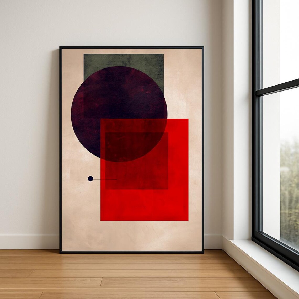 High Resolution Abstract Geometric Wall Art