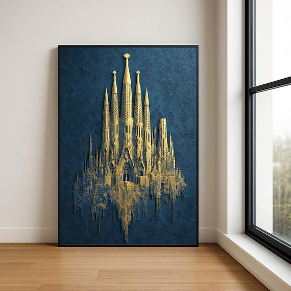 High Resolution Landmark Oil Painting