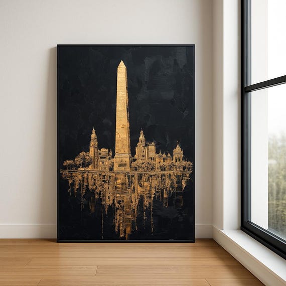 High Resolution Landmark Oil Painting