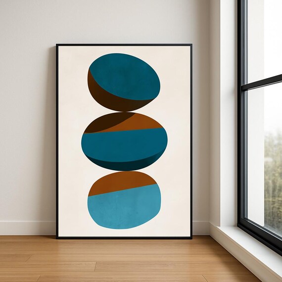 High Resolution Abstract Geometric Wall Art