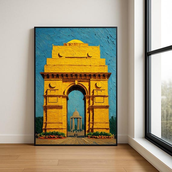 High Resolution Landmark Oil Painting