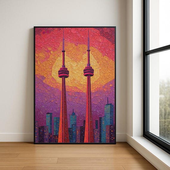 High Resolution Landmark Oil Painting