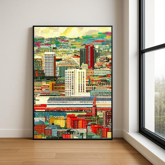 High Resolution Landmark Oil Painting