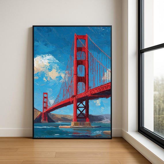 High Resolution Landmark Oil Painting