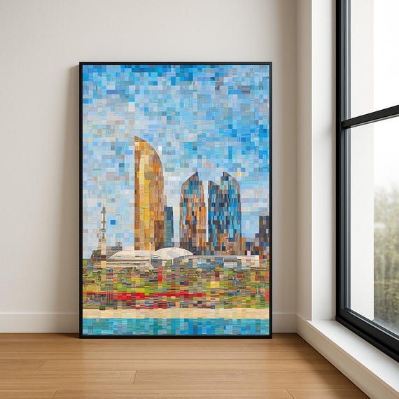 High Resolution Landmark Oil Painting