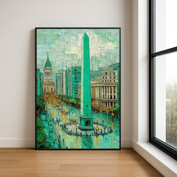 High Resolution Landmark Oil Painting