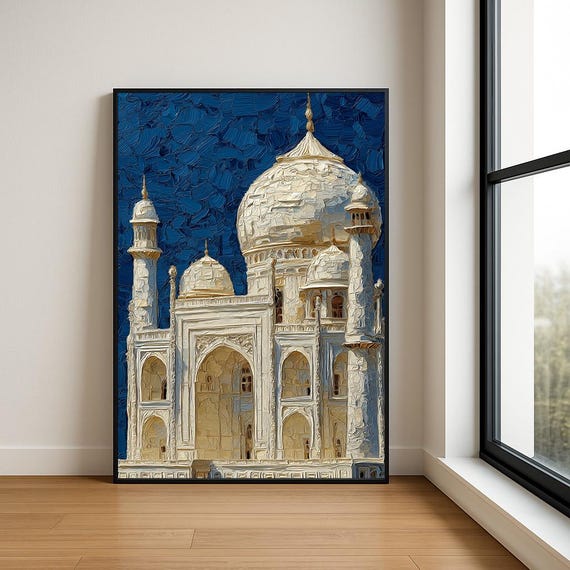 High Resolution Landmark Oil Painting