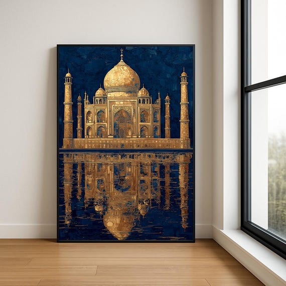 High Resolution Landmark Oil Painting