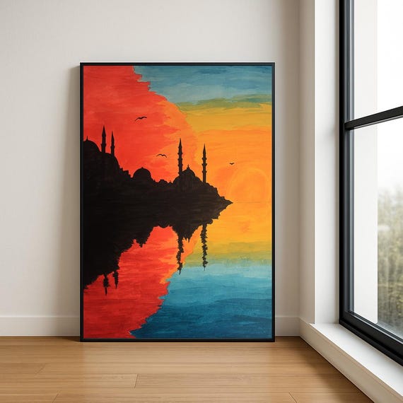 High Resolution Landmark Oil Painting