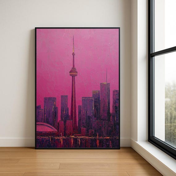 High Resolution Landmark Oil Painting