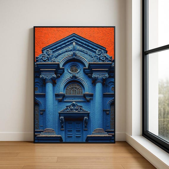 High Resolution Landmark Oil Painting