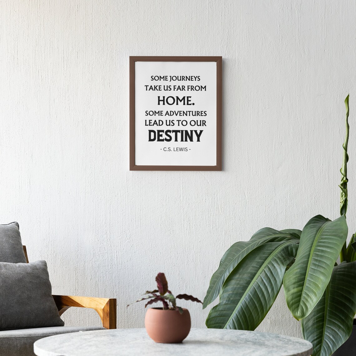 C. S. Lewis Some Journeys Destiny Adventure Inspirational Poster - Image 6