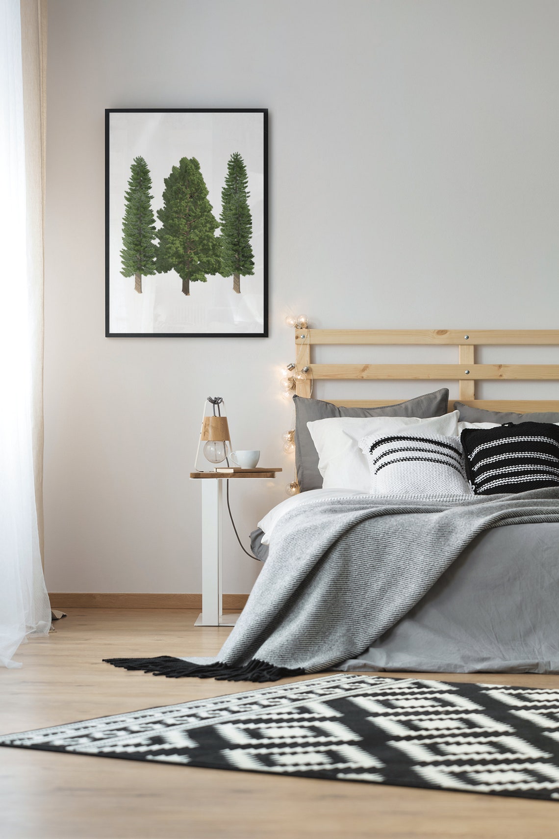 Lush Green Pine Tree Print Pine Tree Wall Art - Image 6