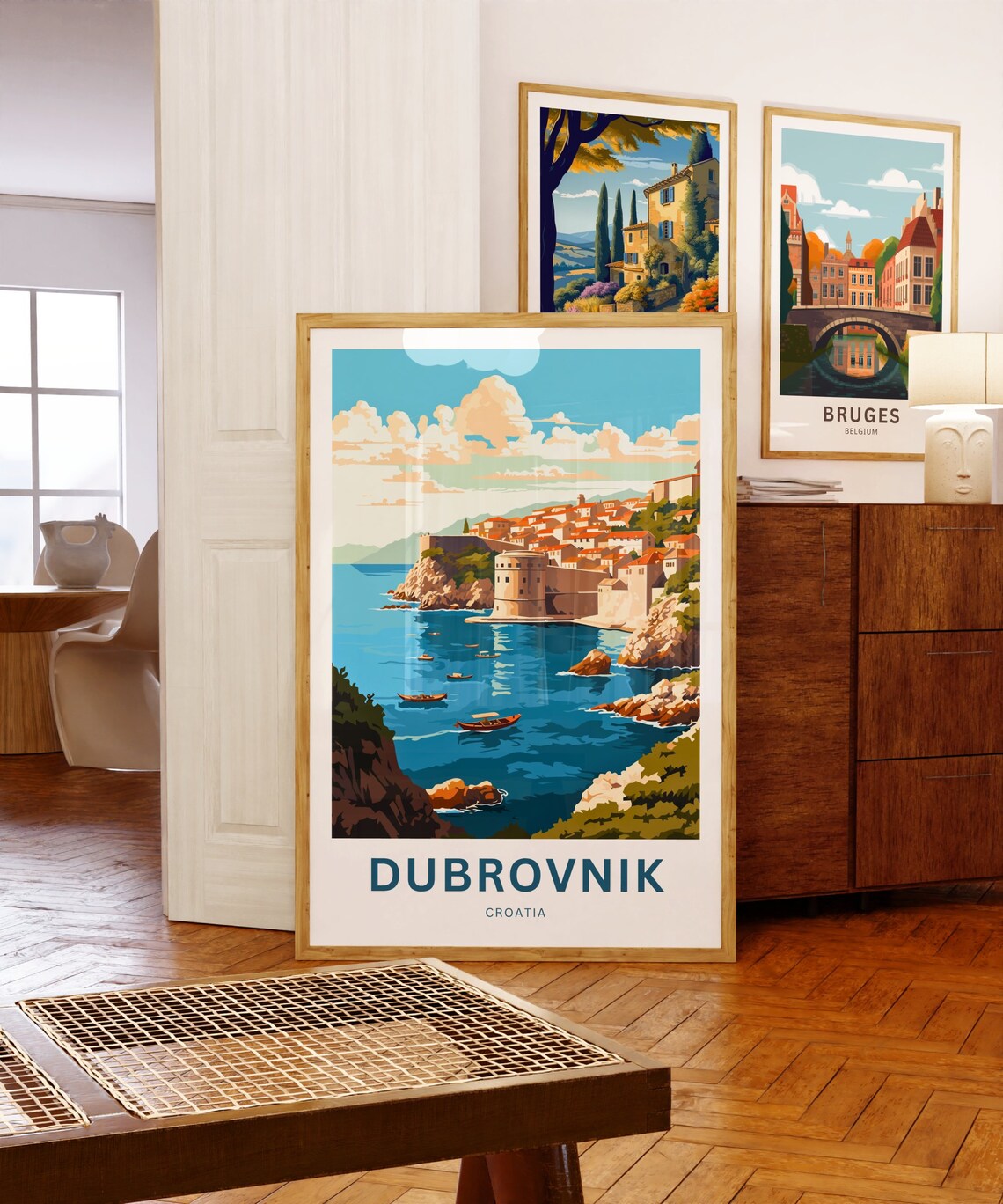 Personalized Dubrovnik Travel Print, Croatia Poster - Image 5
