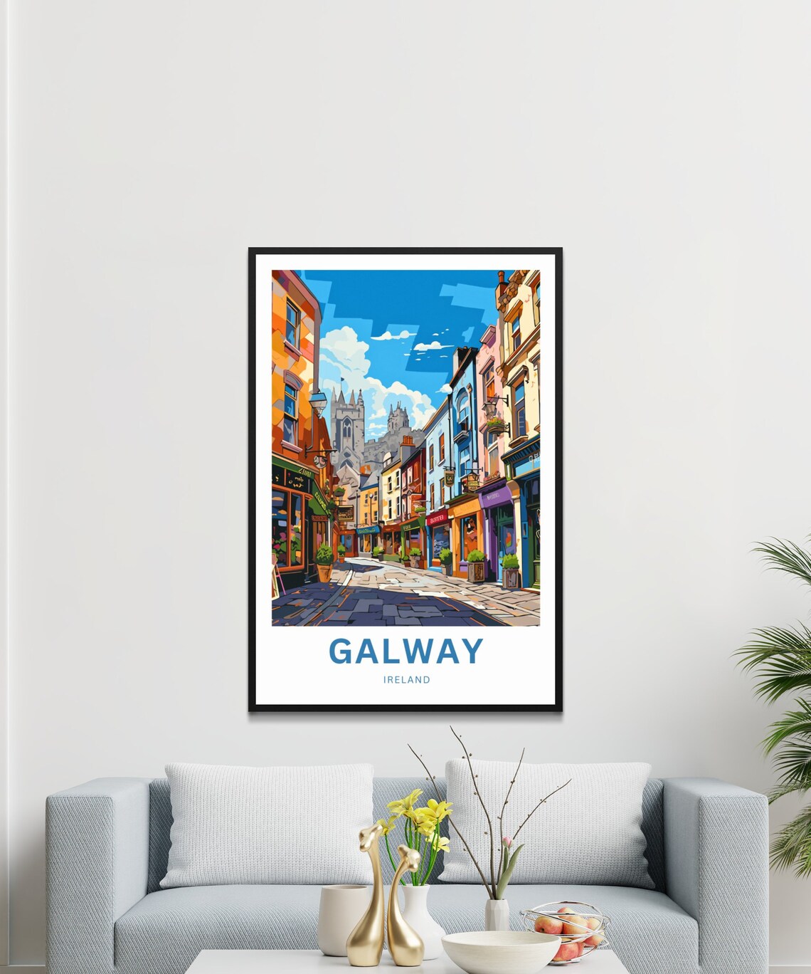 Galway Travel Poster, Ireland Wall Art Print - Image 3