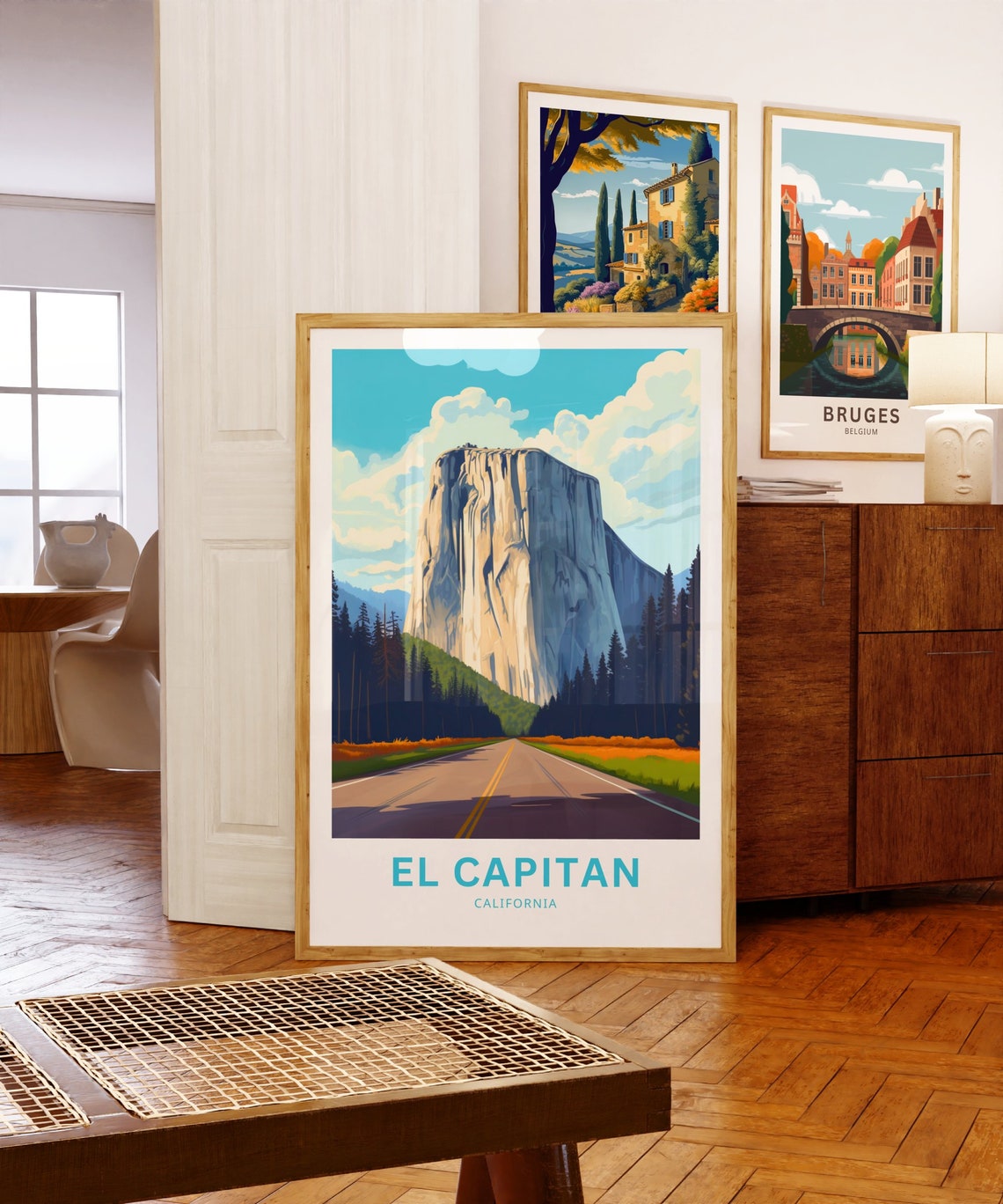 El Capitan California Yosemite Granite Monolith Travel Poster - Image 5