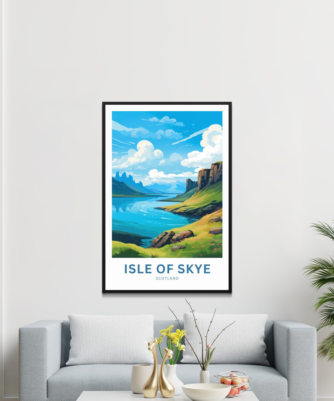 Isle Of Skye Scotland Present Travel Poster - Image 2