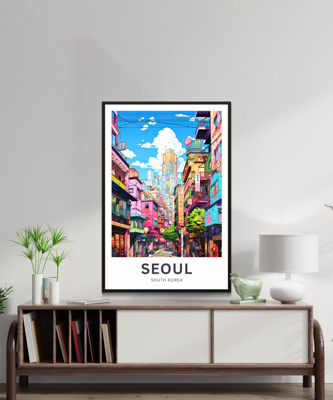 Personalized Seoul Travel Poster, South Korea Wall Art - Image 2