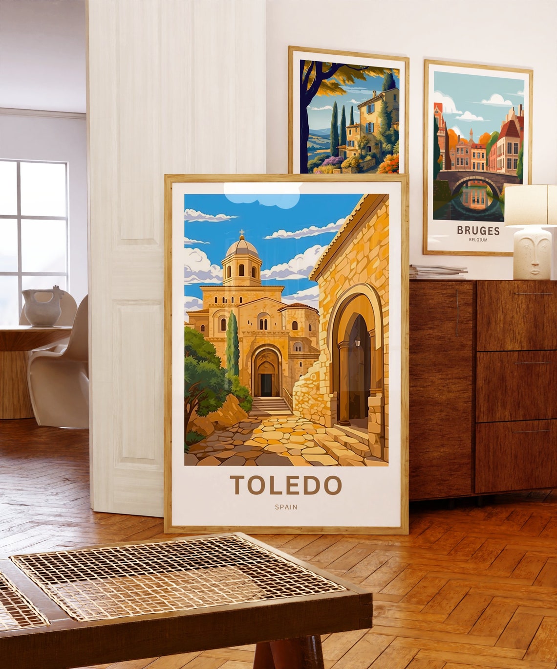 Personalized Toledo Spain Old Town Custom Gift Travel Poster - Image 5