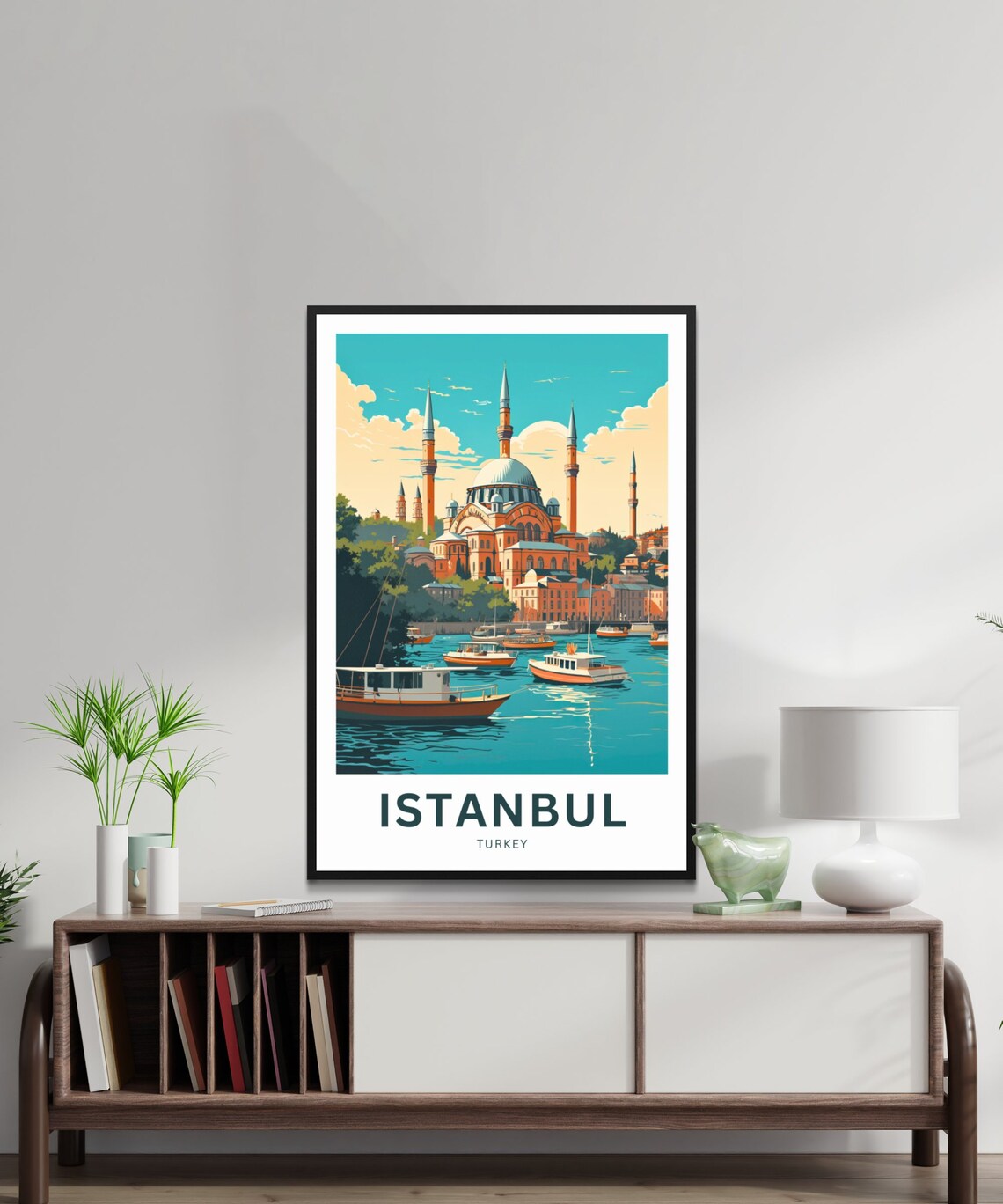 Istanbul Turkey Present Travel Poster - Image 2