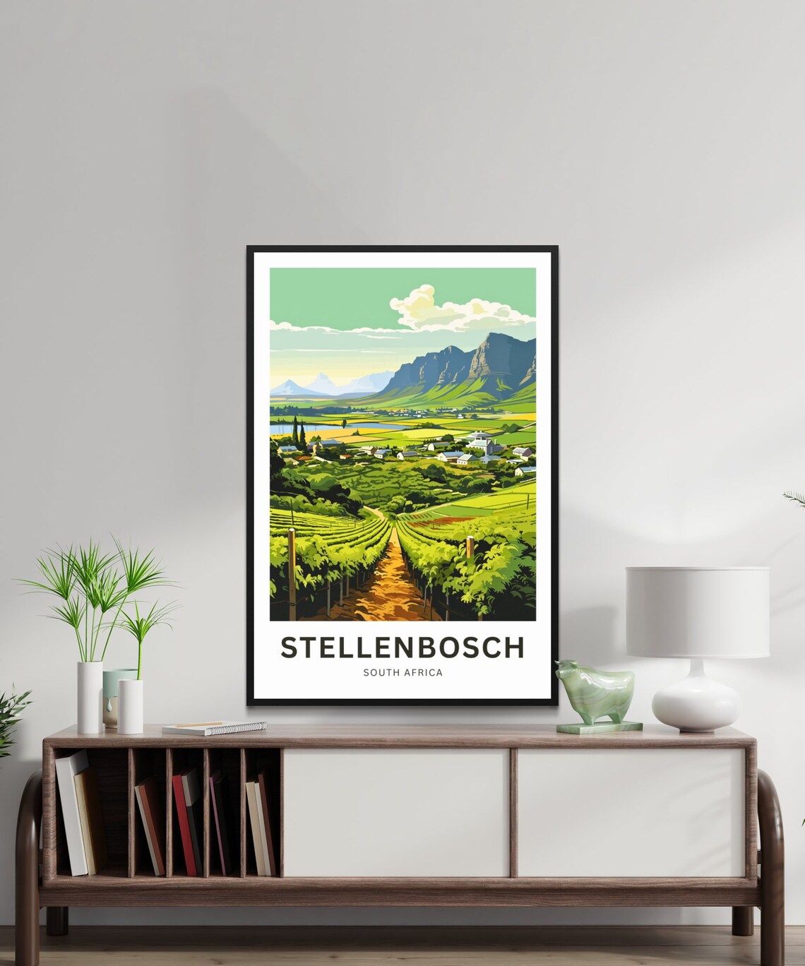 Stellenbosch South Africa Travel Poster - Image 2