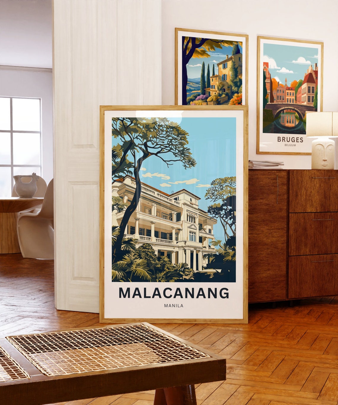 Malacanang Manila Philippines Personalized Travel Art Poster - Image 5