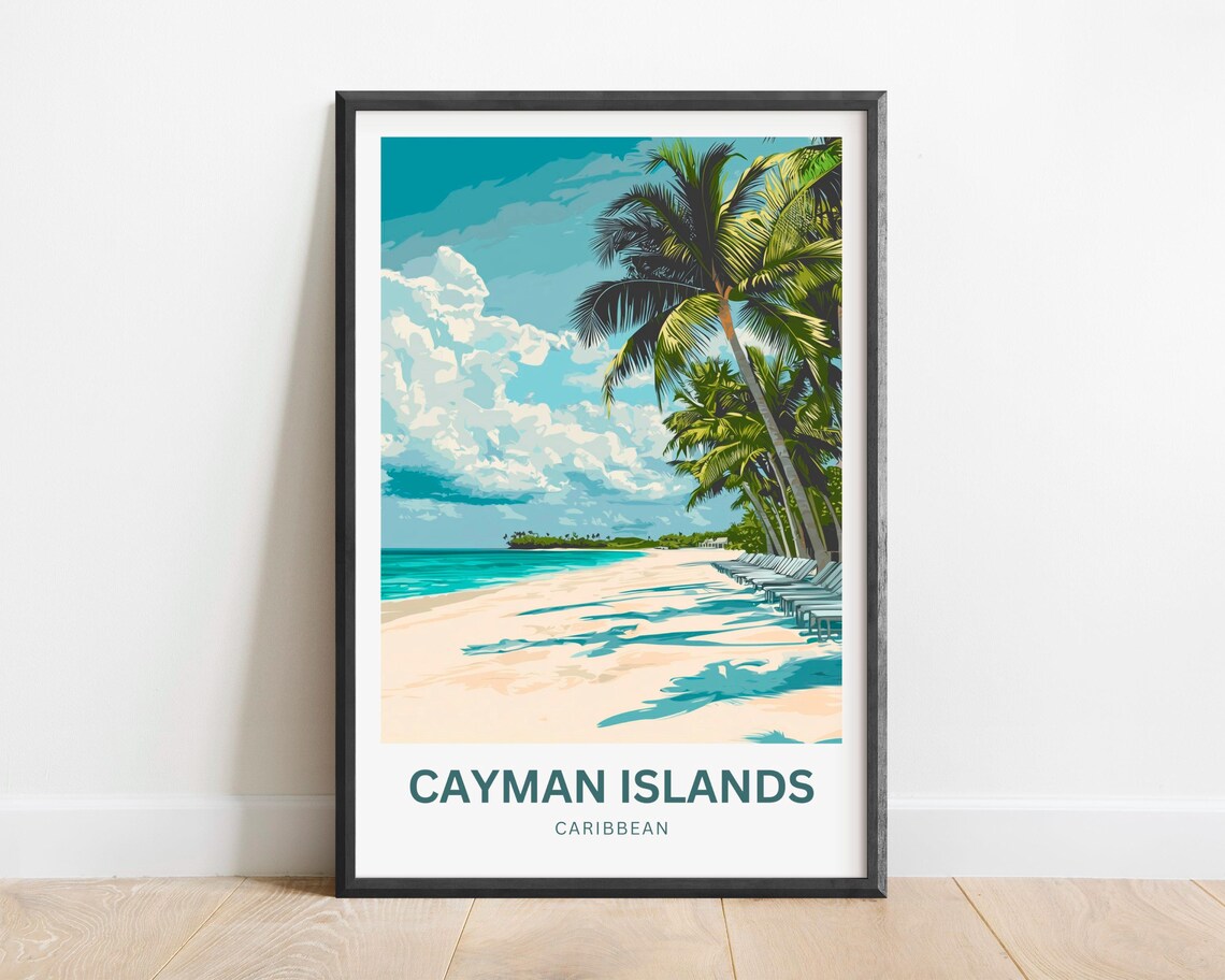 Cayman Islands Caribbean Wall Art Print