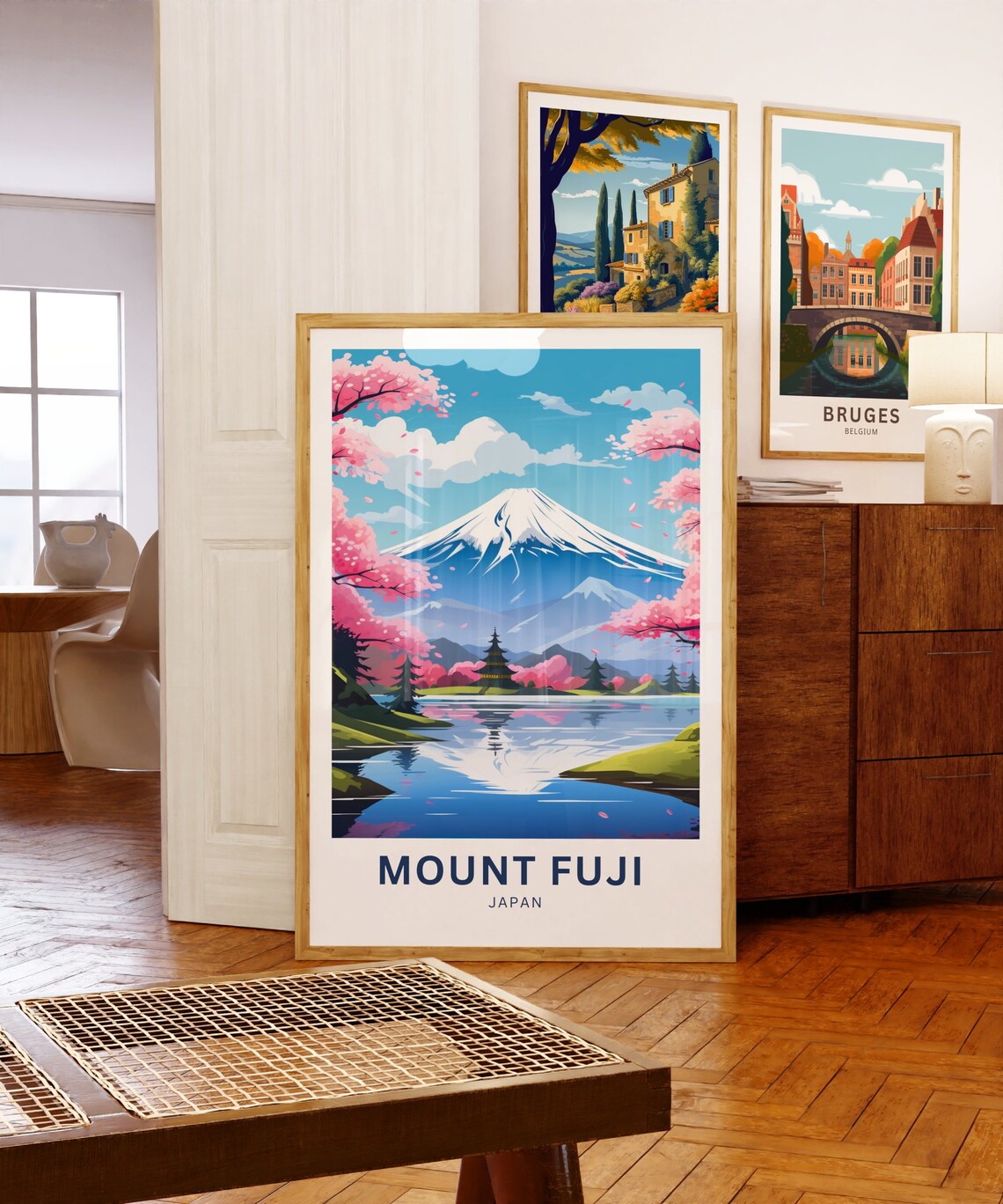 Personalized Mount Fuji Travel Poster, Japan Wall Art - Image 5