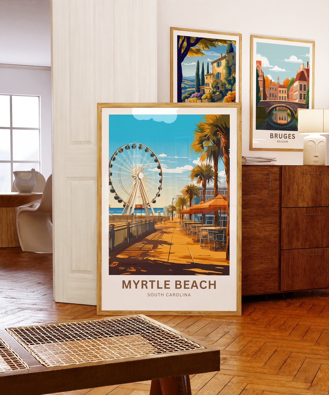 Personalized Myrtle Beach Travel Poster, South Carolina - Image 5