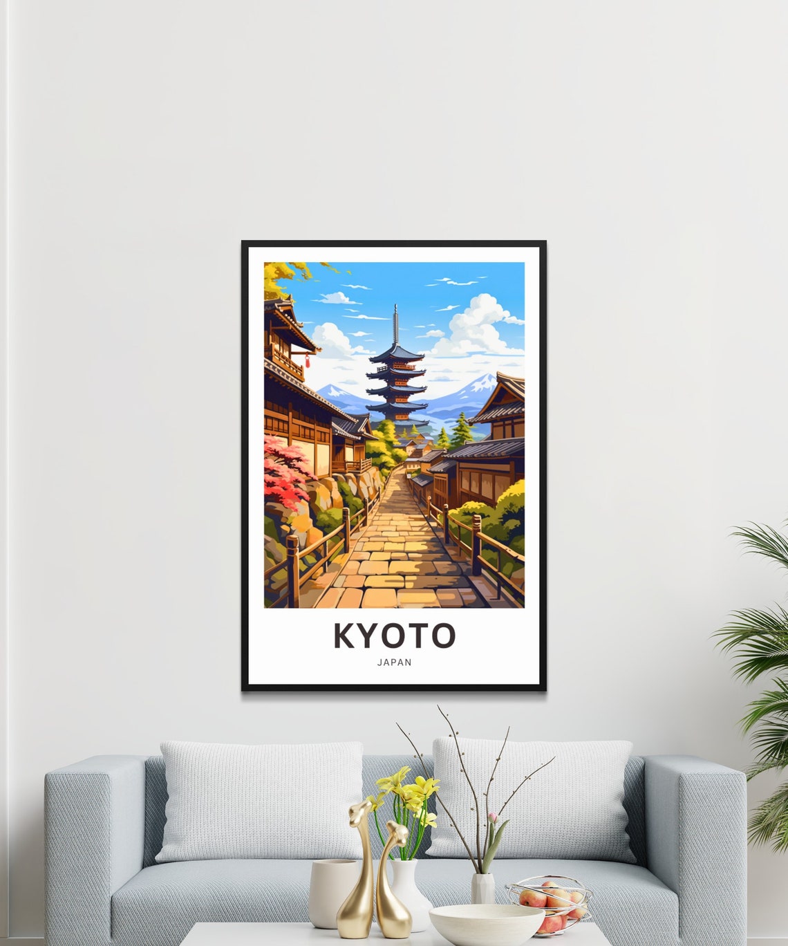Boston Massachusetts Park Gazebo Autumn Skyline Travel Poster - Image 3