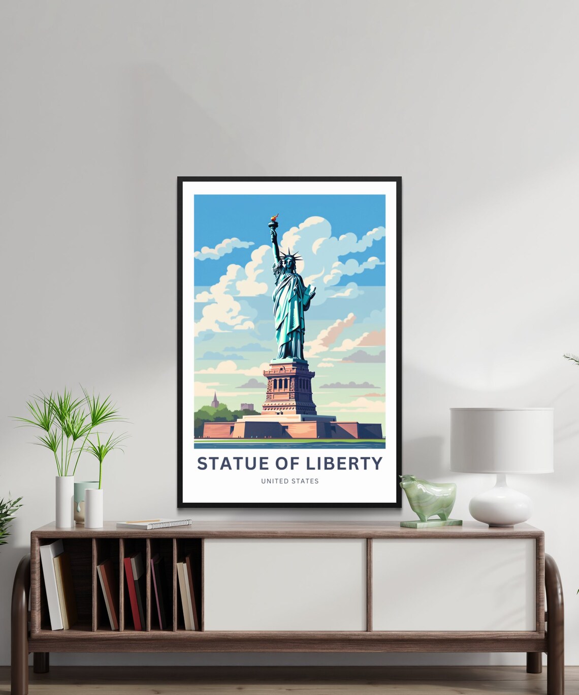 Personalized Statue Of Liberty Travel Poster - Image 2