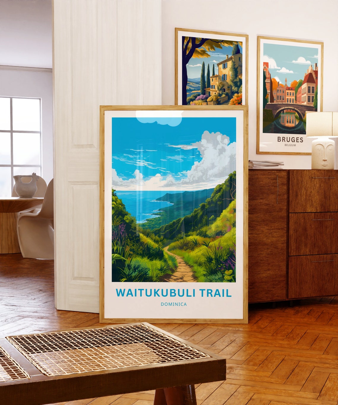 Personalized Waitukubuli Trail Travel Print Waitukubuli Trail Poster Dominica Wall Art Framed Present Gift Dominica Present - Image 5
