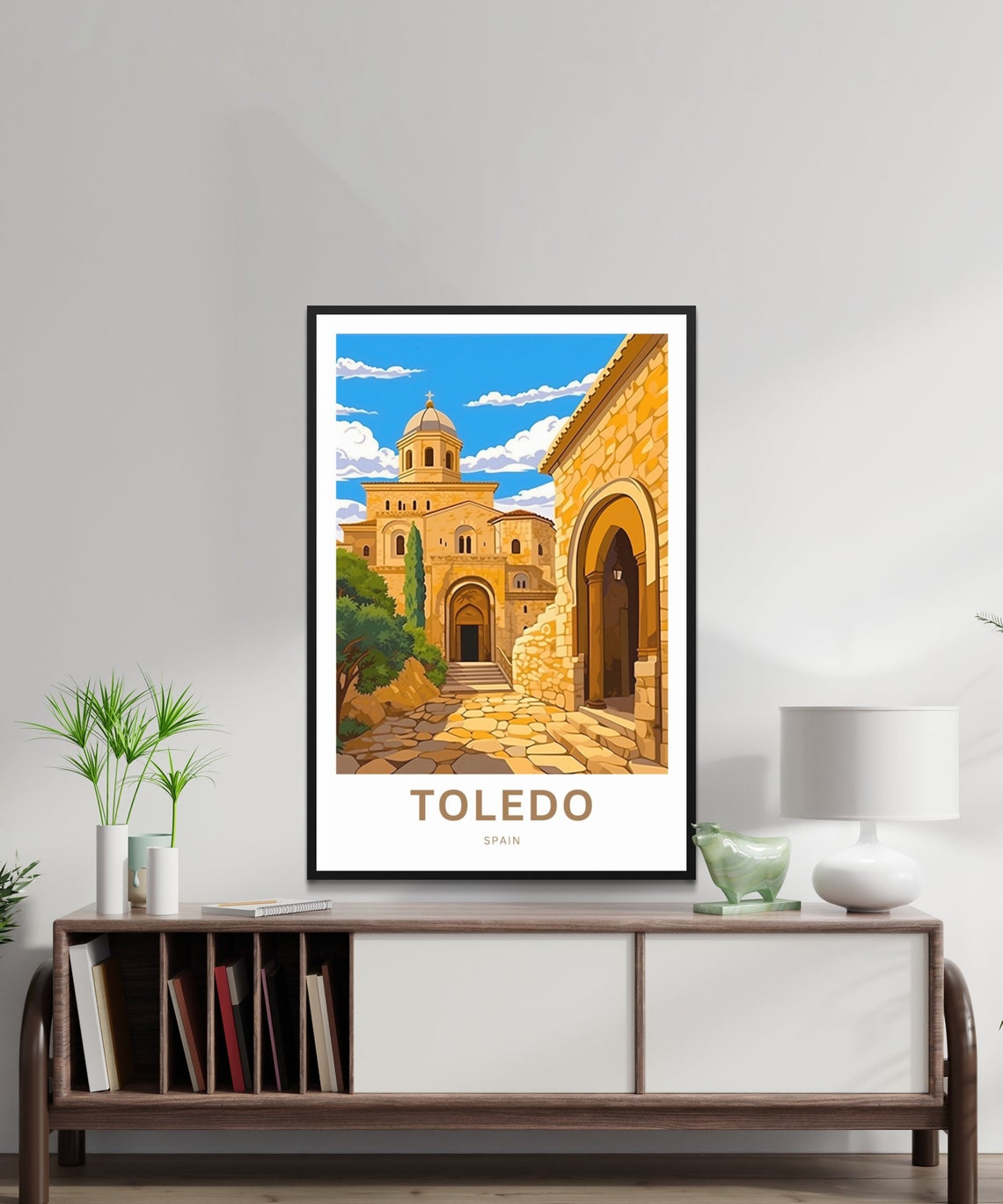 Personalized Toledo Spain Old Town Custom Gift Travel Poster - Image 2