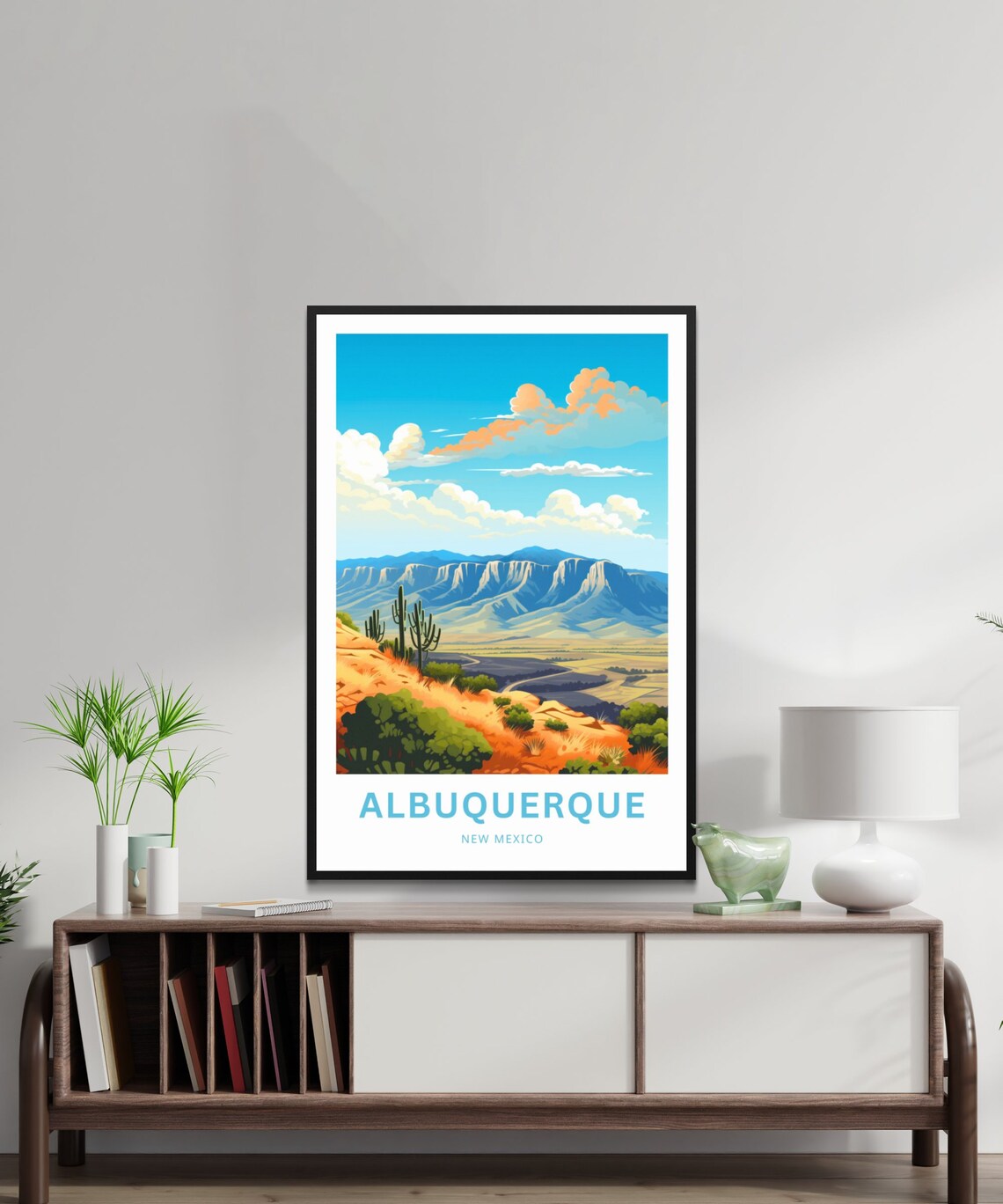 Albuquerque Travel Poster, New Mexico Wall Art - Image 2