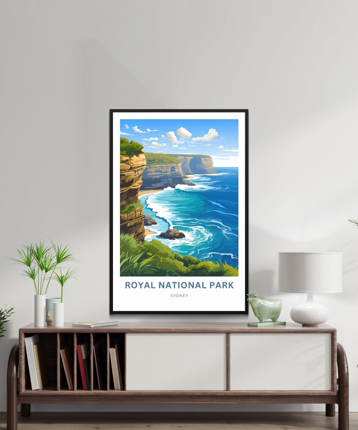 Royal National Park Sydney Coastal Cliffs Ocean Travel Poster - Image 2