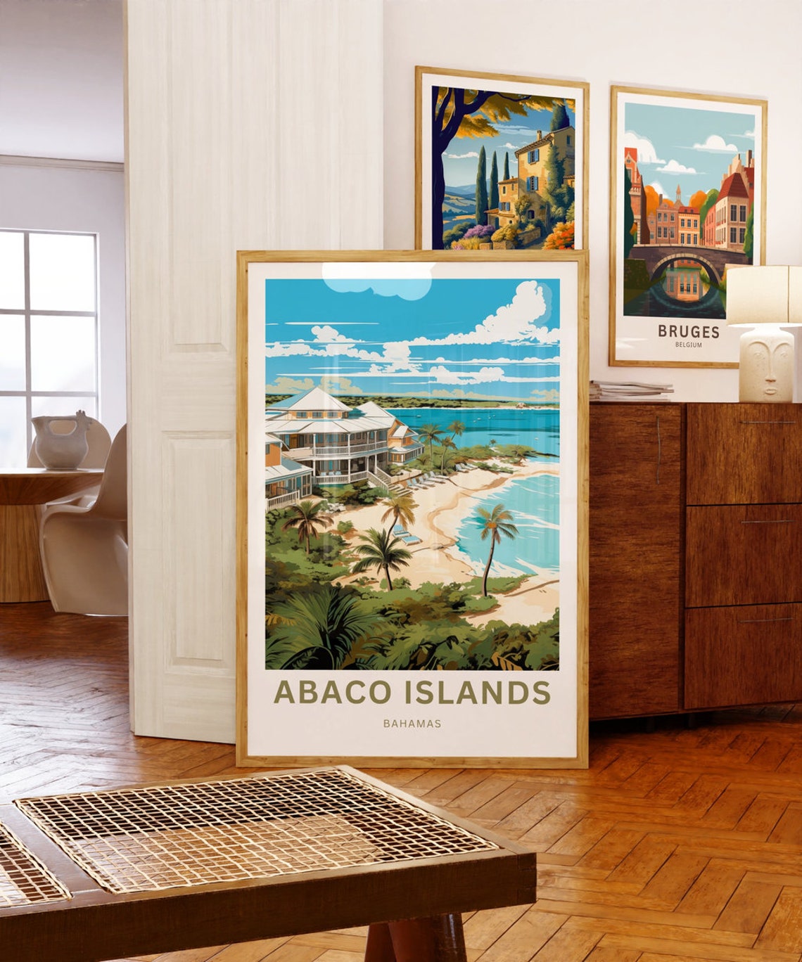 Abaco Islands Travel Print Abaco Islands Poster Bahamas Wall Art Framed Present Gift Bahamas Present - Image 5