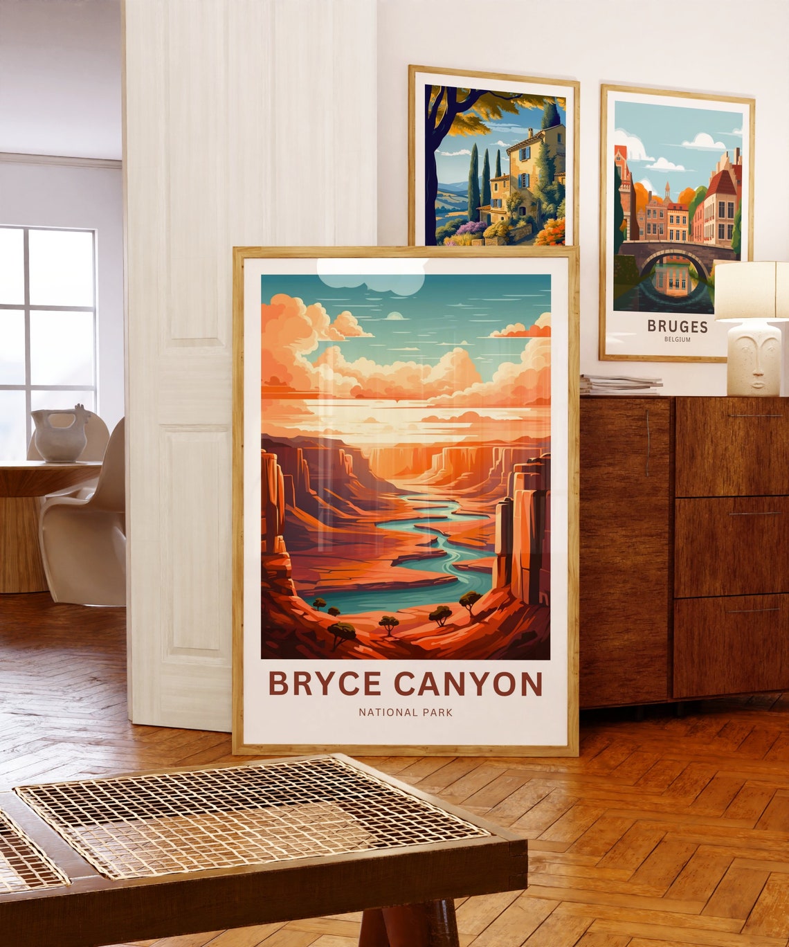 Personalized Bryce Canyon National Park Sunset Custom Travel Poster - Image 5