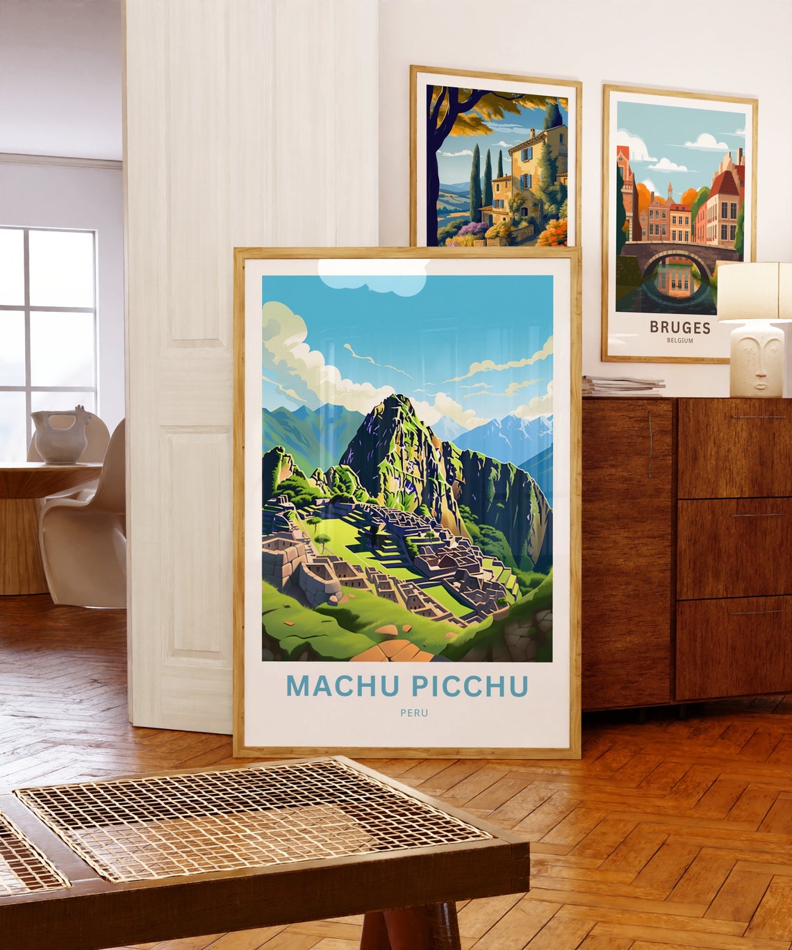 Personalized Machu Picchu Peru Panoramic Ancient Ruins Poster - Image 5