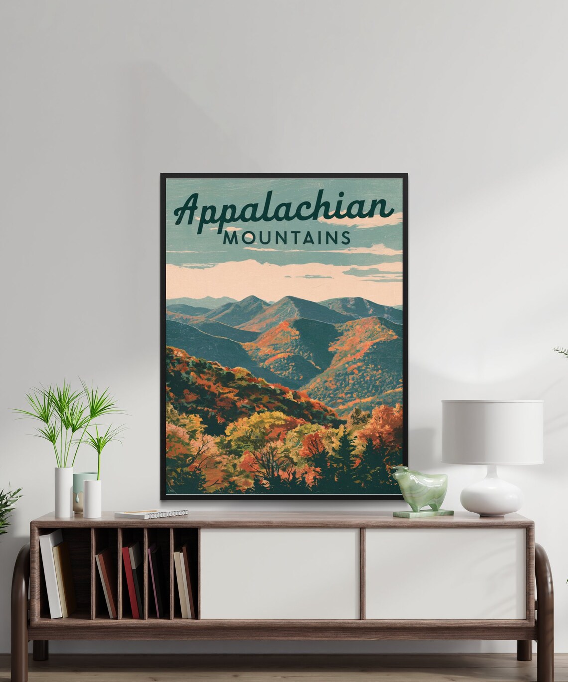 Appalachian Vintage Travel Poster, United States Art Print - Image 2